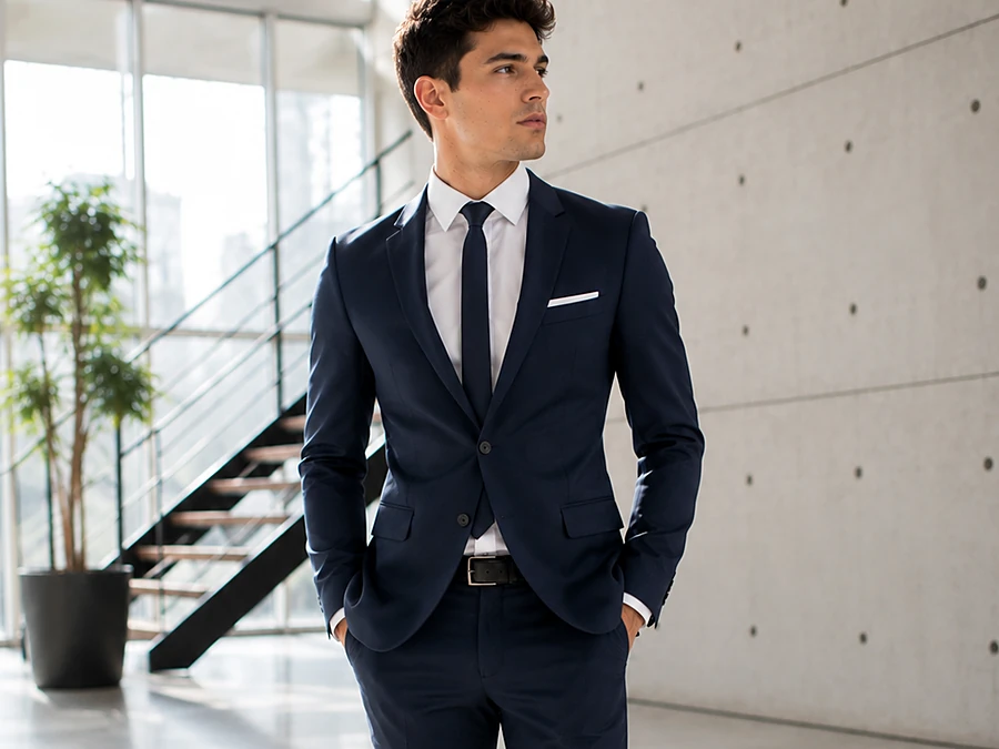 Terno Super Slim Duda Ternos, modelagem justa e contemporânea